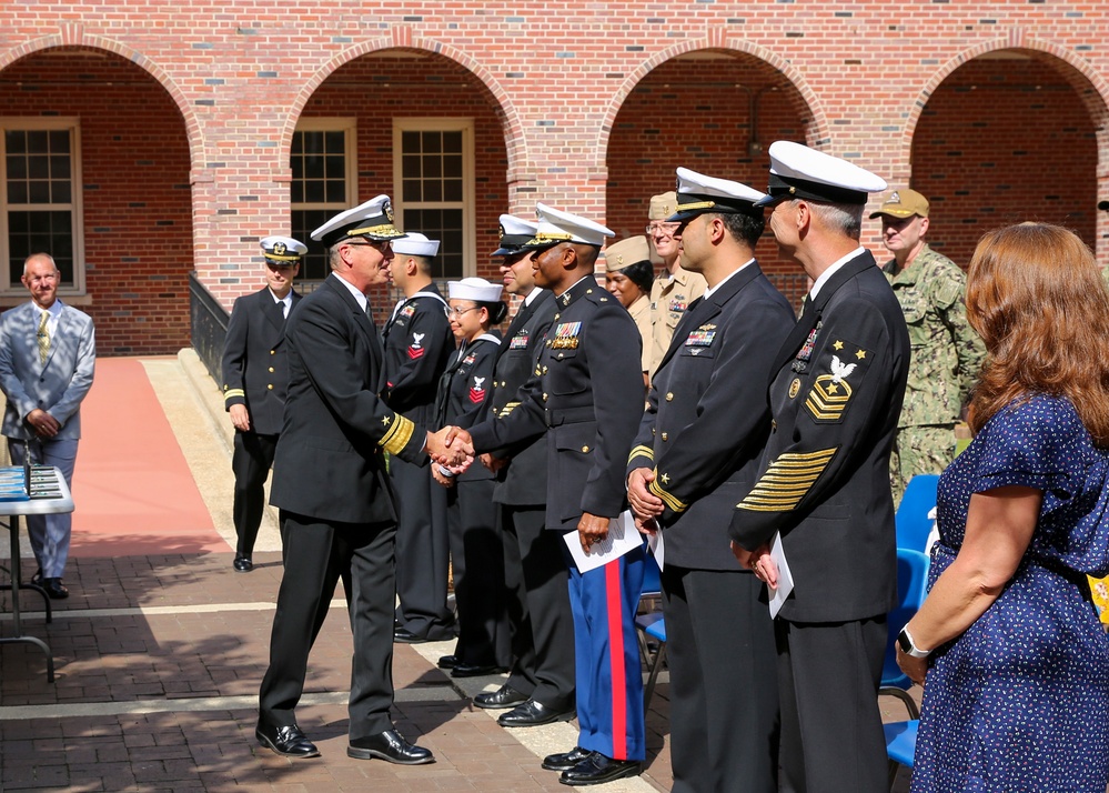 NETC 2021 Military Instructors of the Year Ceremony