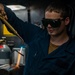 USS Carl Vinson (CVN 70) Sailors Weld Metal