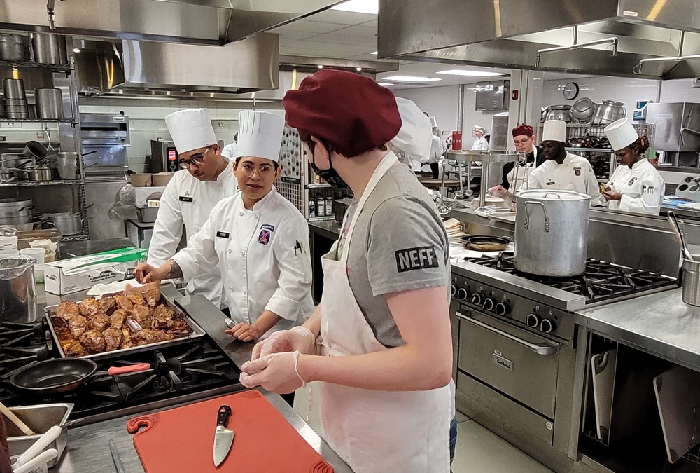 Fort Drum chefs share passion for cooking with local culinary arts students