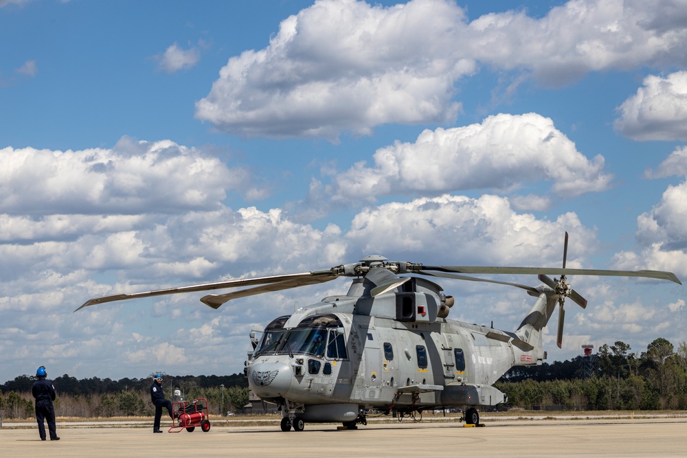 814 Naval Air Squadron Visits MCAS Beaufort.