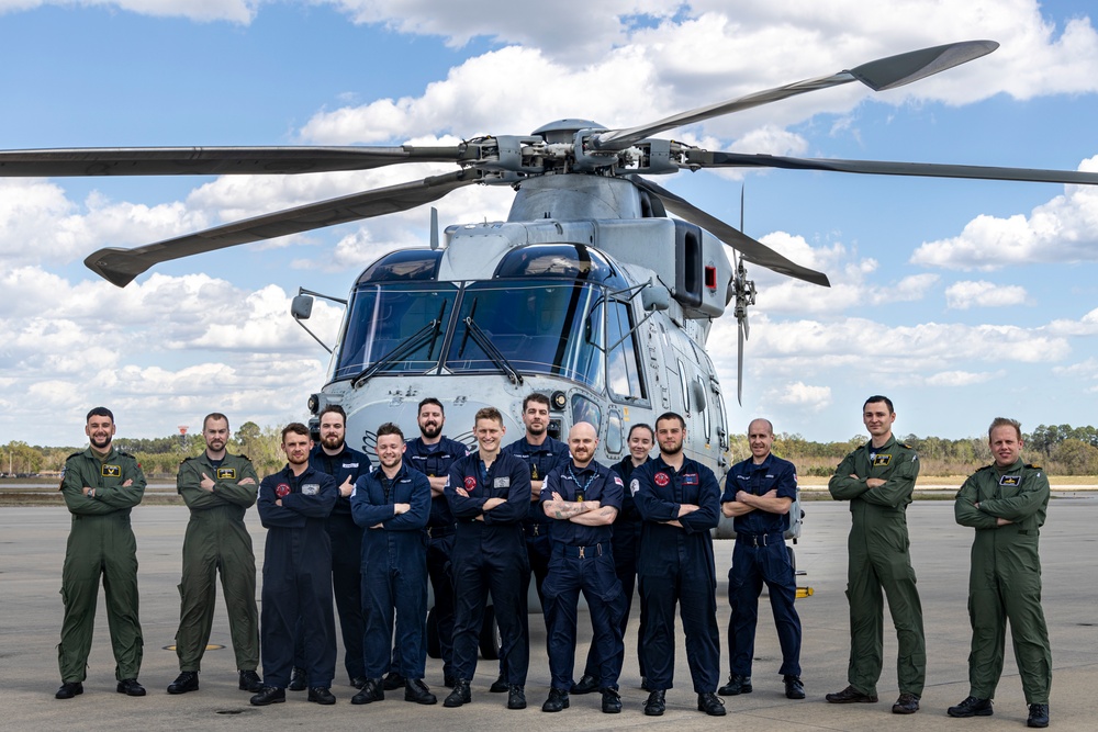 814 Naval Air Squadron visits MCAS Beaufort.