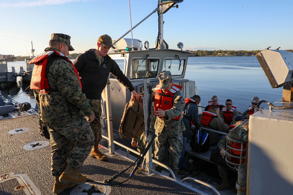 Atlantic Dragon | Marines with 3rd MLG are a part of offload preparation party