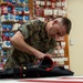Uniforms prepared for fallen Marines at Air Force Mortuary Affairs Operations