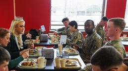 Miss Tennessee with the Rakkasans