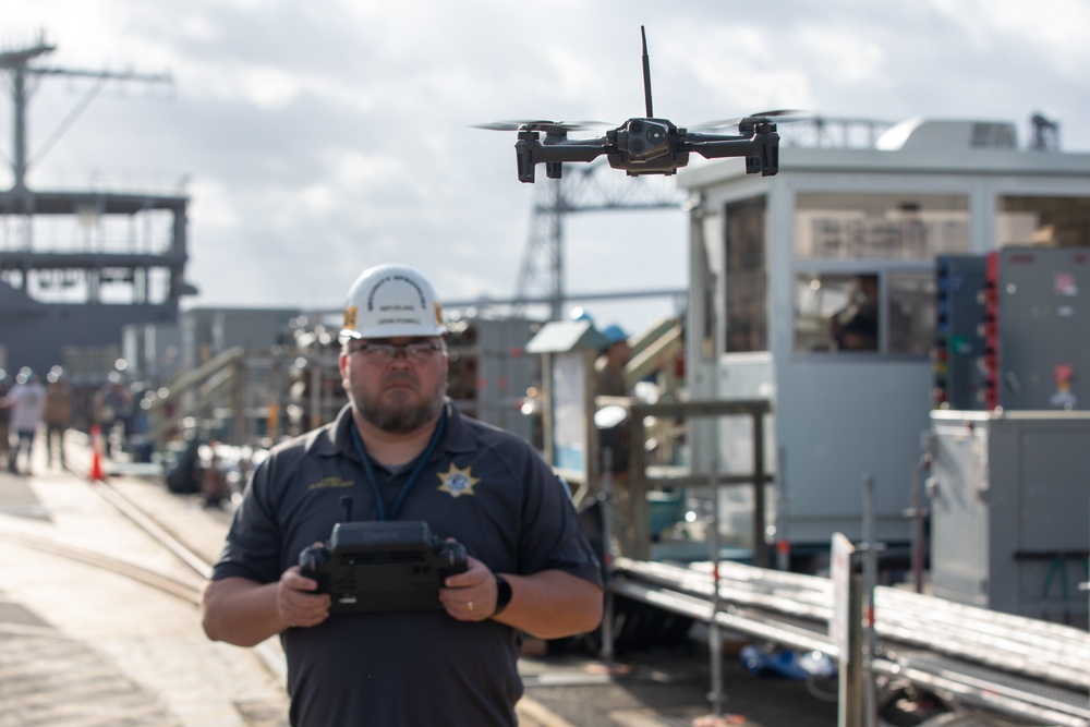 Eye on Innovation: Eye in the Sky - Norfolk Naval Shipyard uses Drone Technology to Perform Inspection on USS Dwight D. Eisenhower