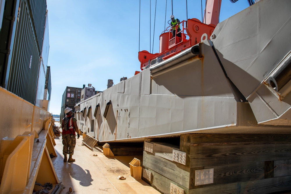 Atlantic Dragon | U.S. Navy Cargo Handling Battalion 1 and Navy Cargo Handling Battalion 5 support 3rd MLG exercise