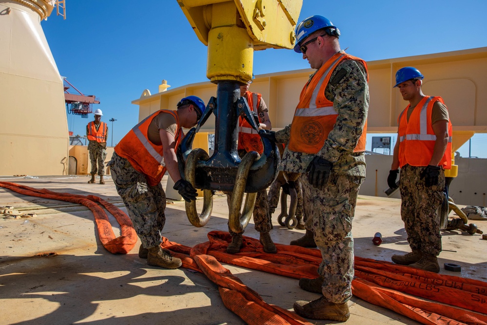 Atlantic Dragon | U.S. Navy Cargo Handling Battalion 1 and Navy Cargo Handling Battalion 5 support 3rd MLG exercise