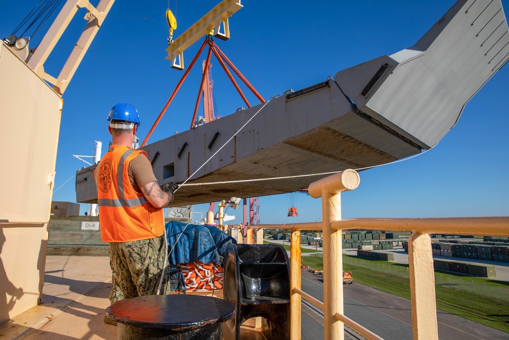 Atlantic Dragon | U.S. Navy Cargo Handling Battalion 1 and Navy Cargo Handling Battalion 5 support 3rd MLG exercise