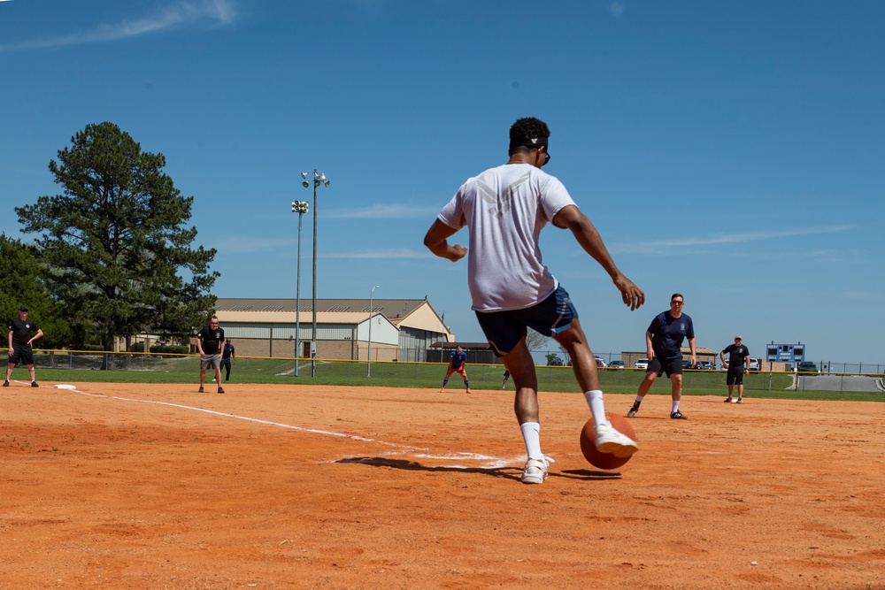 ALS dominates leadership in kickball