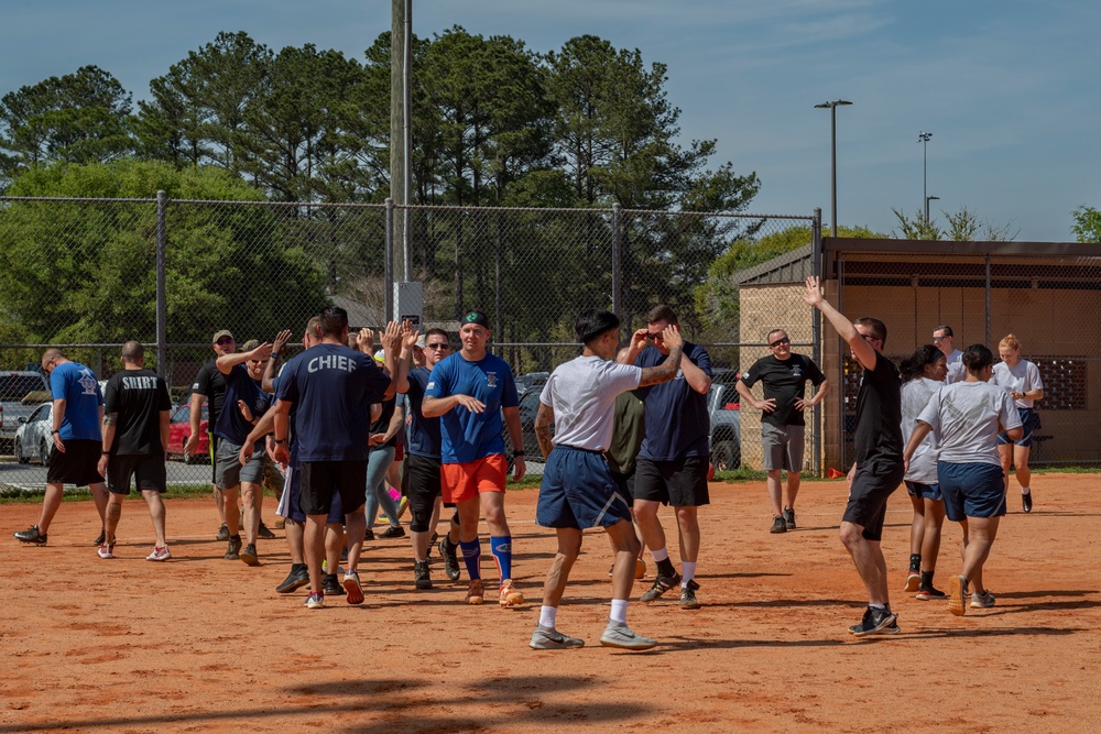 ALS dominates leadership in kickball