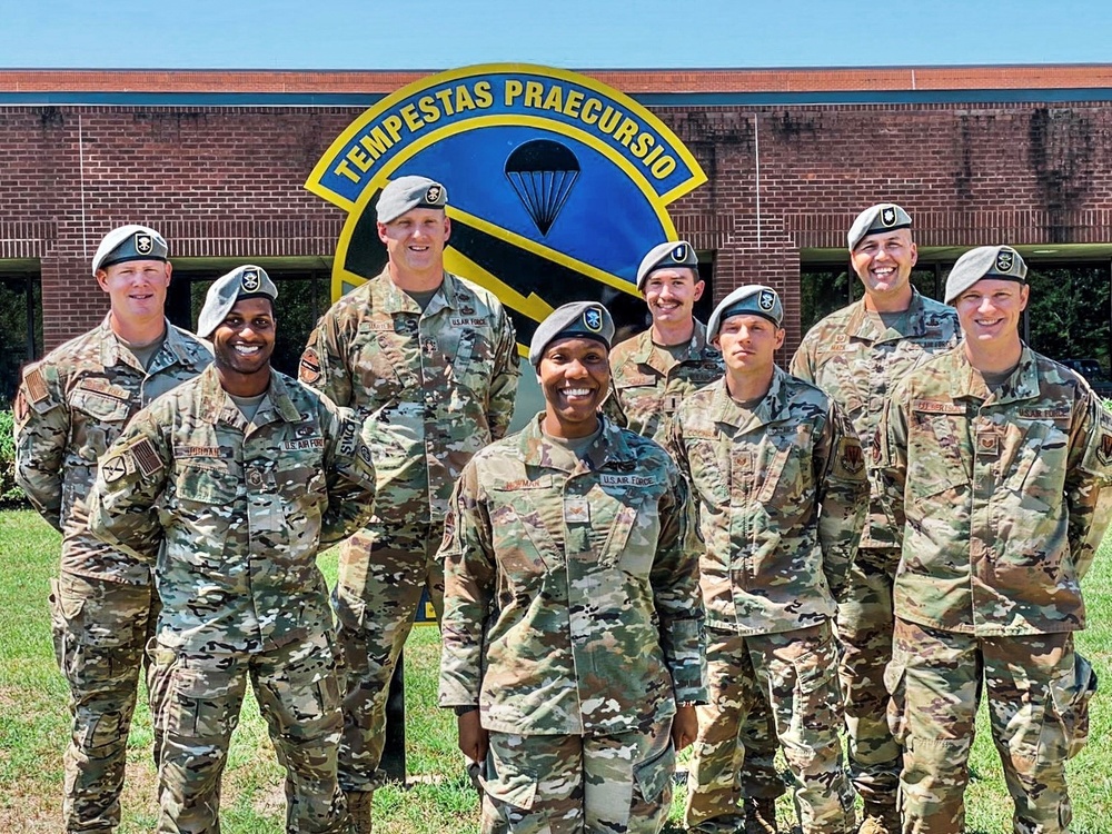 First African-American Female Grey Beret