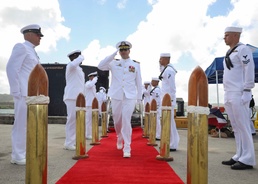 Commander, Submarine Squadron 15 Conducts Change of Command