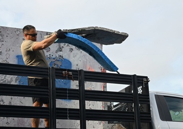 36 SFS members clean CATM range