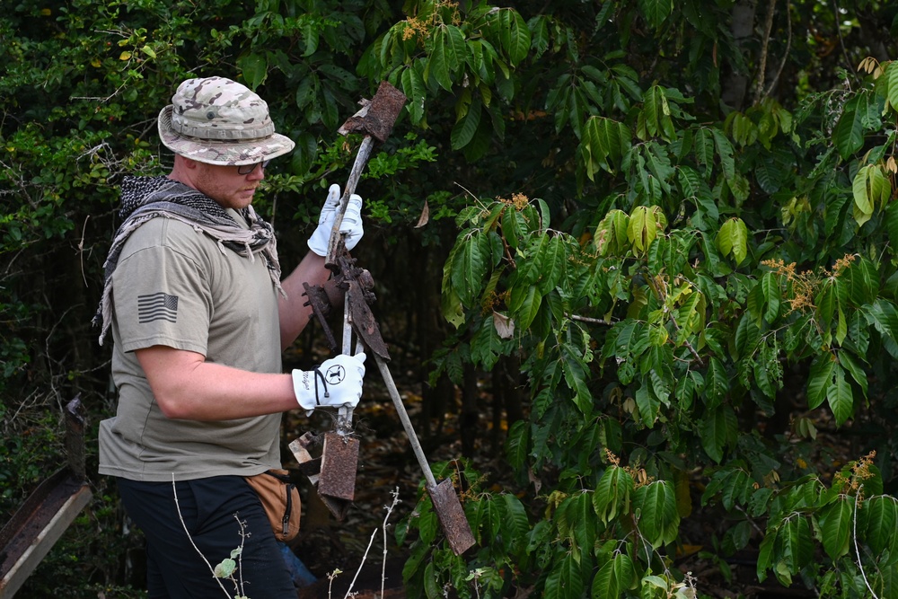 36 SFS members clean CATM range