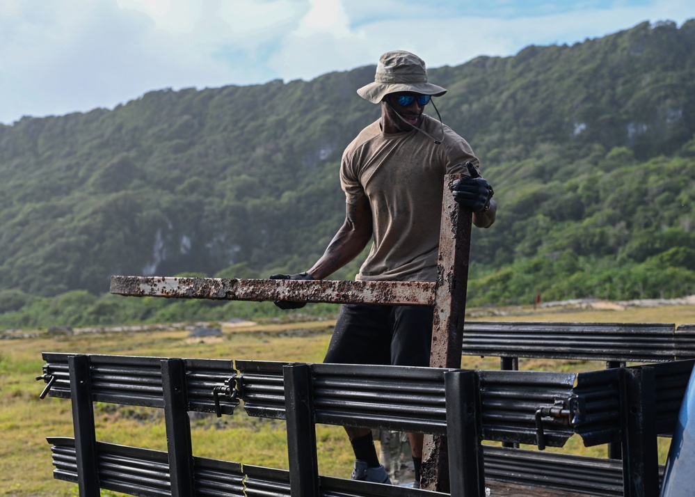 36 SFS members clean CATM range