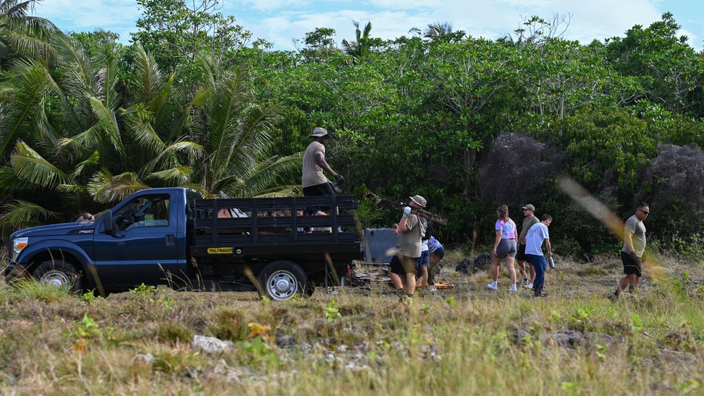 36 SFS members clean CATM range