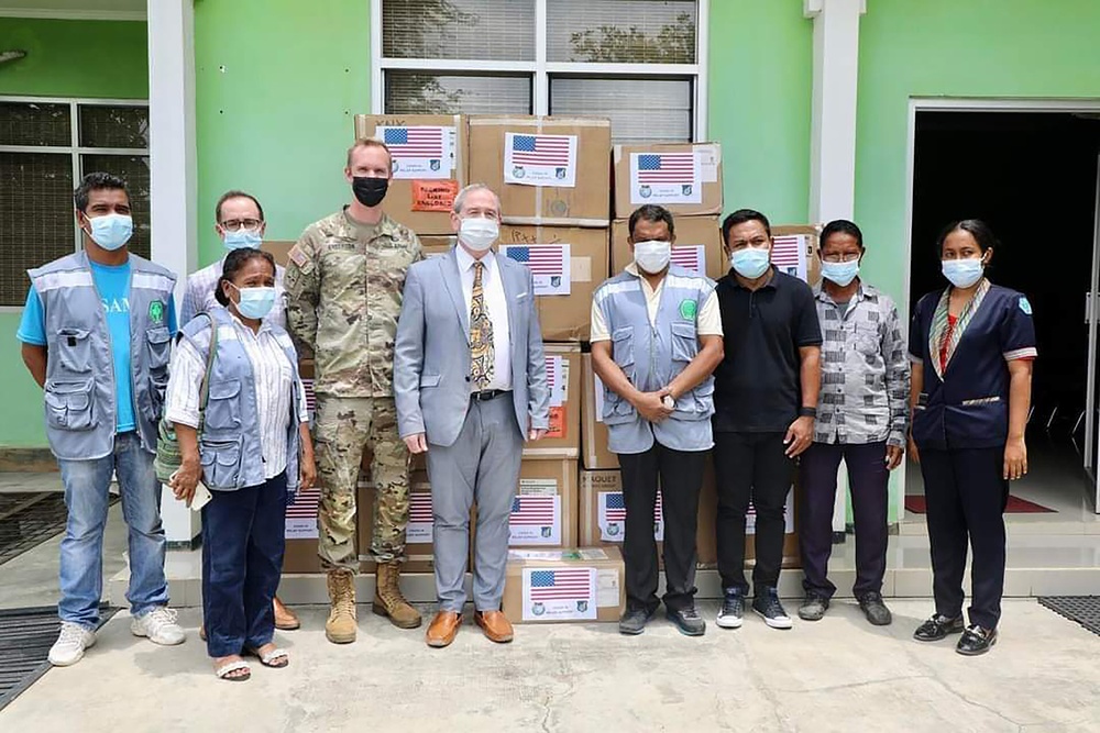 Pacific Air Forces delivers COVID-19 mitigation supplies to assist Timor-Leste