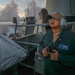 Boatswain's Mate Stands Lookout Watch