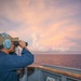 Boatswain's Mate Stands Lookout Watch