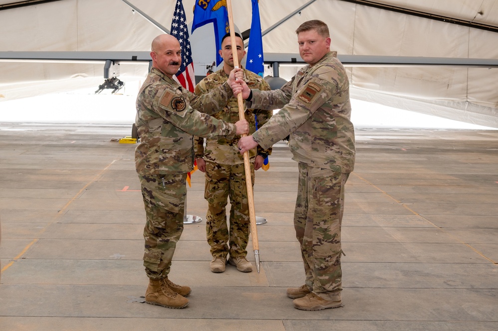 361st Expeditionary Attack Squadron Raven change of command