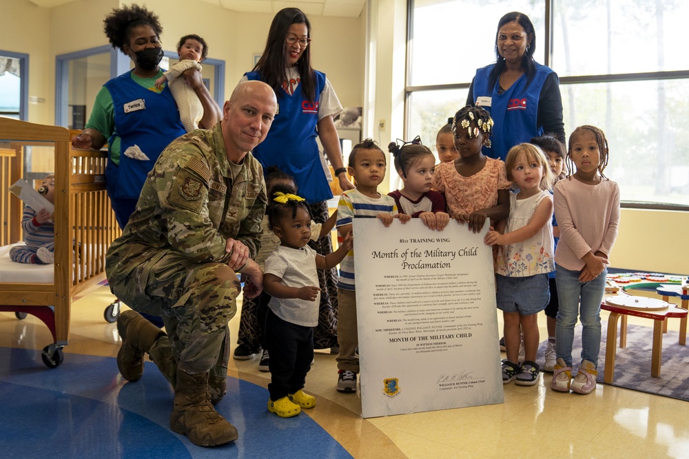 Month of the Military Child proclamation