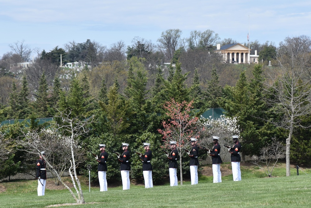 Pvt. William E. Rambo ANC Funeral