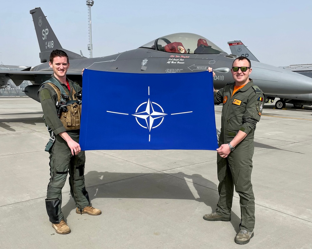 U.S., Romanian Warhawks operate from 86th AB