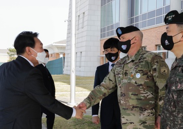 ROK President-elect Yoon Visits USAG-Humphreys