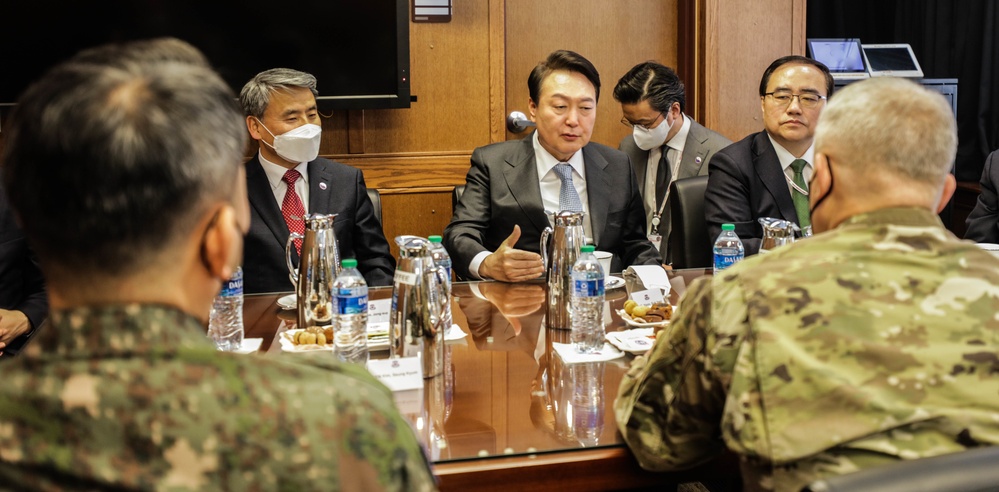 ROK President-elect Yoon Visits USAG-Humphreys