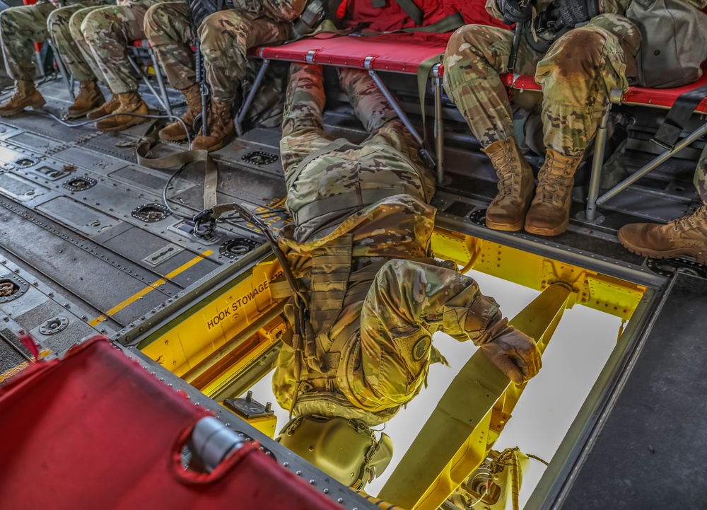 HIARNG aviation conducts sling load operations with field artillery