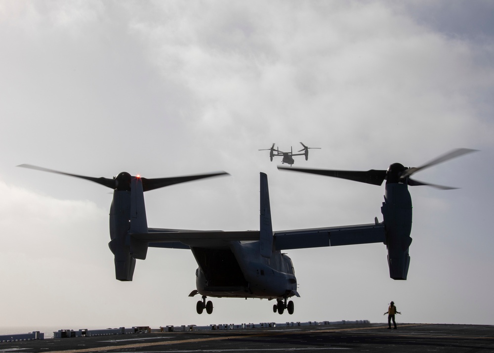 Makin Island Flight Deck Takeoff
