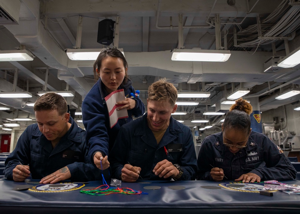 Makin Island Hosts an Easter Event