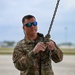 165th Airlift Wing crew chiefs prepare for thunderstorms to come through South Georgia