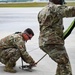 165th Airlift Wing crew chiefs prepare for thunderstorms to come through South Georgia