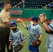 MCBH CO throws first pitch for U of H baseball game