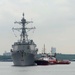 USS Momsen Arrives in Singapore