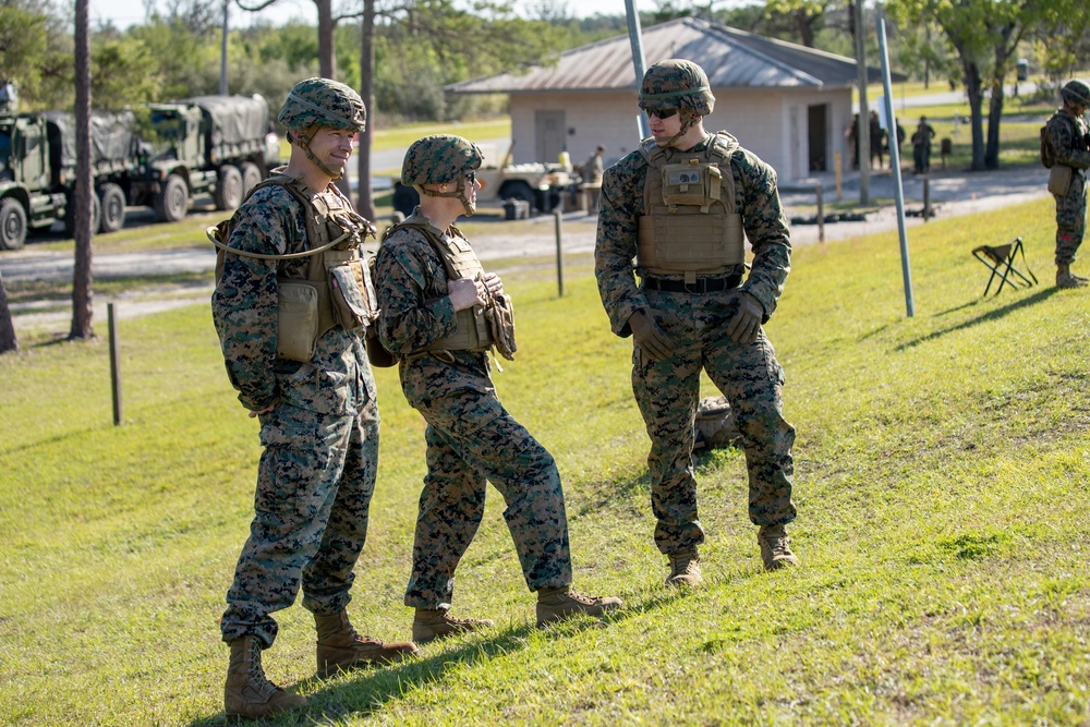 Atlantic Dragon | Marines with 3rd Marine Logistics Group conduct machine gun range