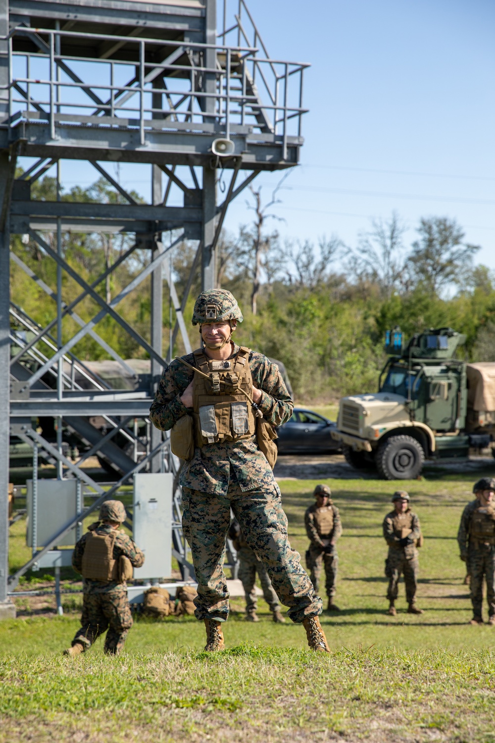 Atlantic Dragon | Marines with 3rd Marine Logistics Group conduct machine gun range