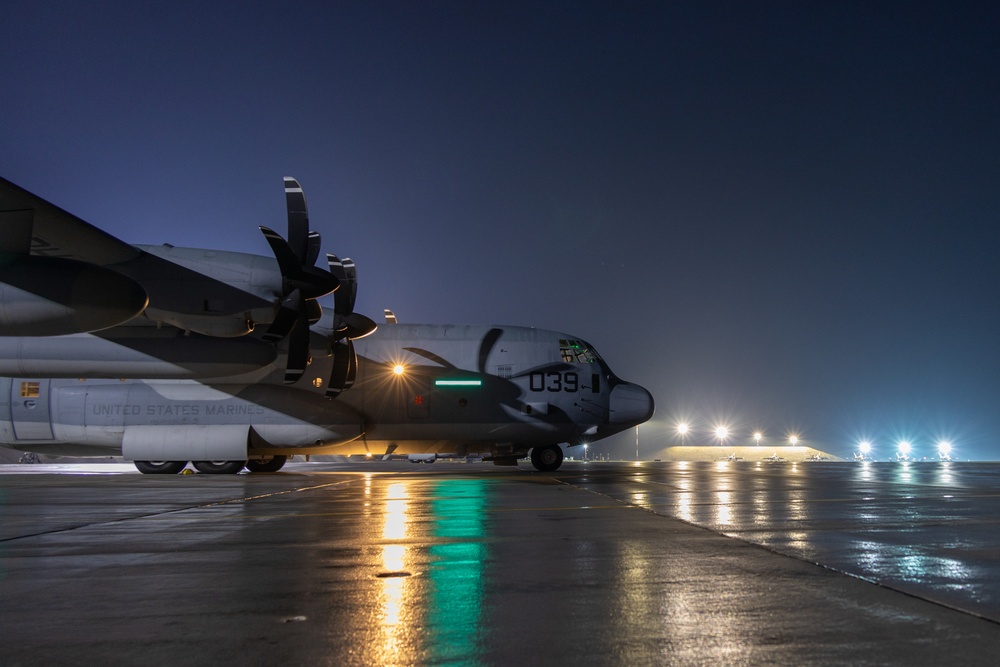 VMGR-252's KC-130J Super Hercules conducts operations in Poland