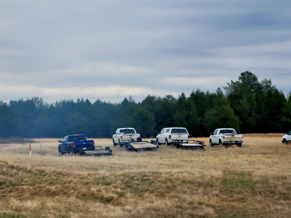 April 2022 prescribed burn operations at Fort McCoy