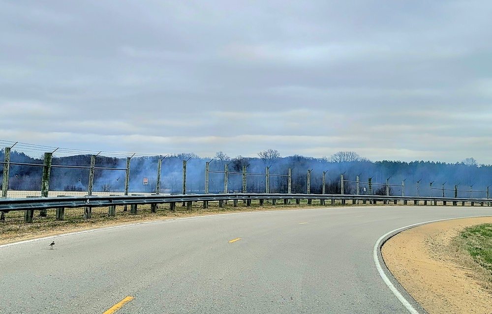 April 2022 prescribed burn operations at Fort McCoy