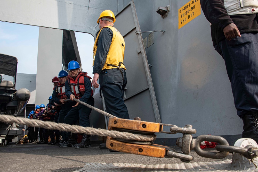 USS New Orleans Underway Replenishment Certification