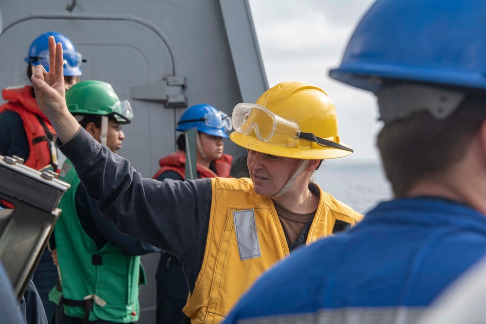 USS New Orleans Underway Replenishment Certification