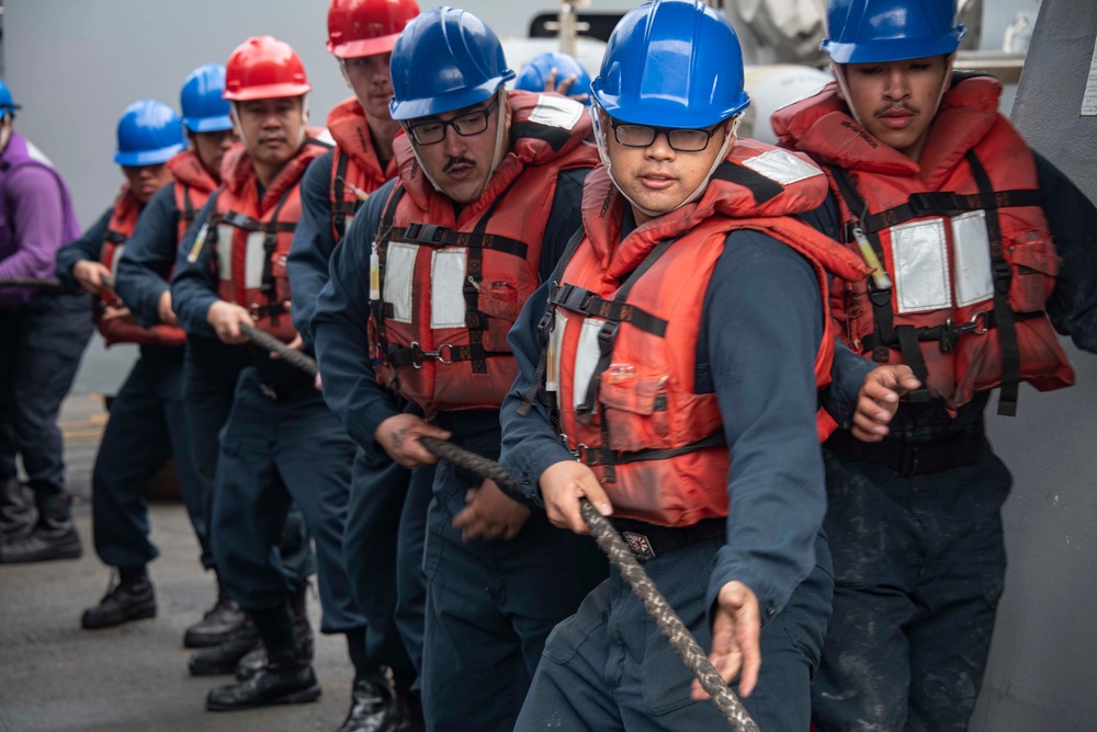 USS New Orleans Underway Replenishment Certification