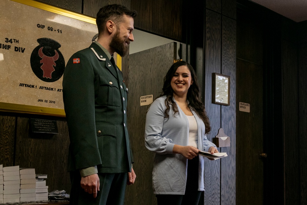 Norway, U.S. joint chapel service at Camp Ripley