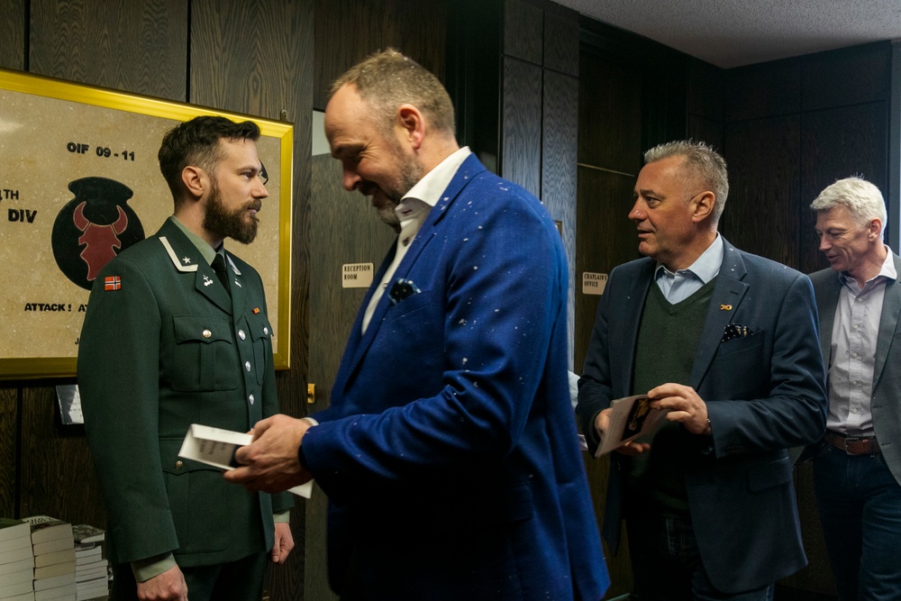 Norway, U.S. joint chapel service at Camp Ripley