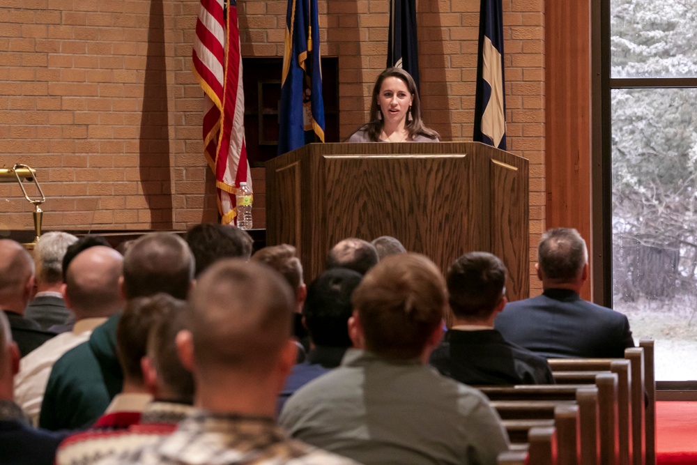 Norway, U.S. joint chapel service at Camp Ripley