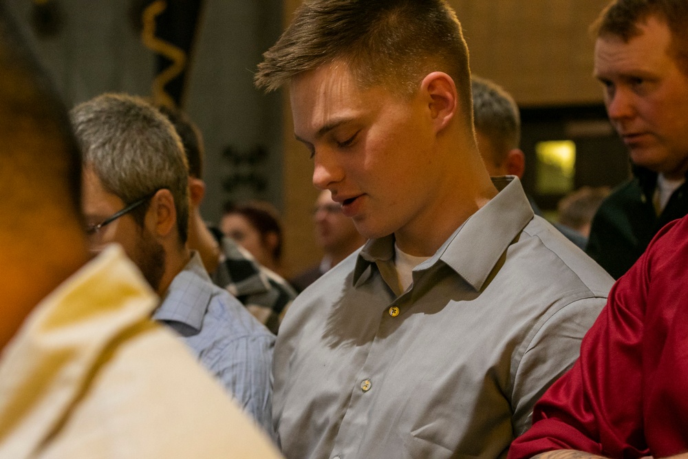 Norway, U.S. joint chapel service at Camp Ripley