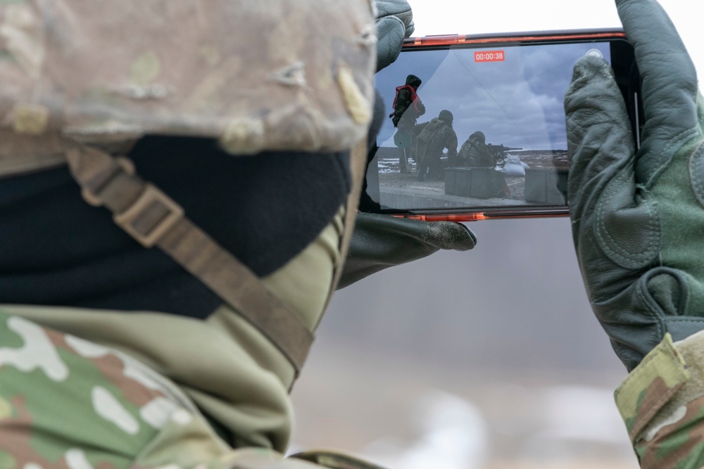 Norwegian Soldiers conduct crew-served weapons qualification at Camp Ripley