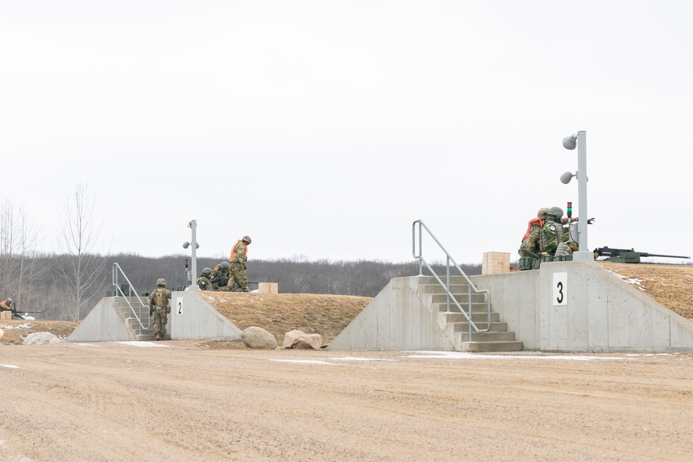 Norwegian Soldiers conduct crew-served weapons qualification at Camp Ripley